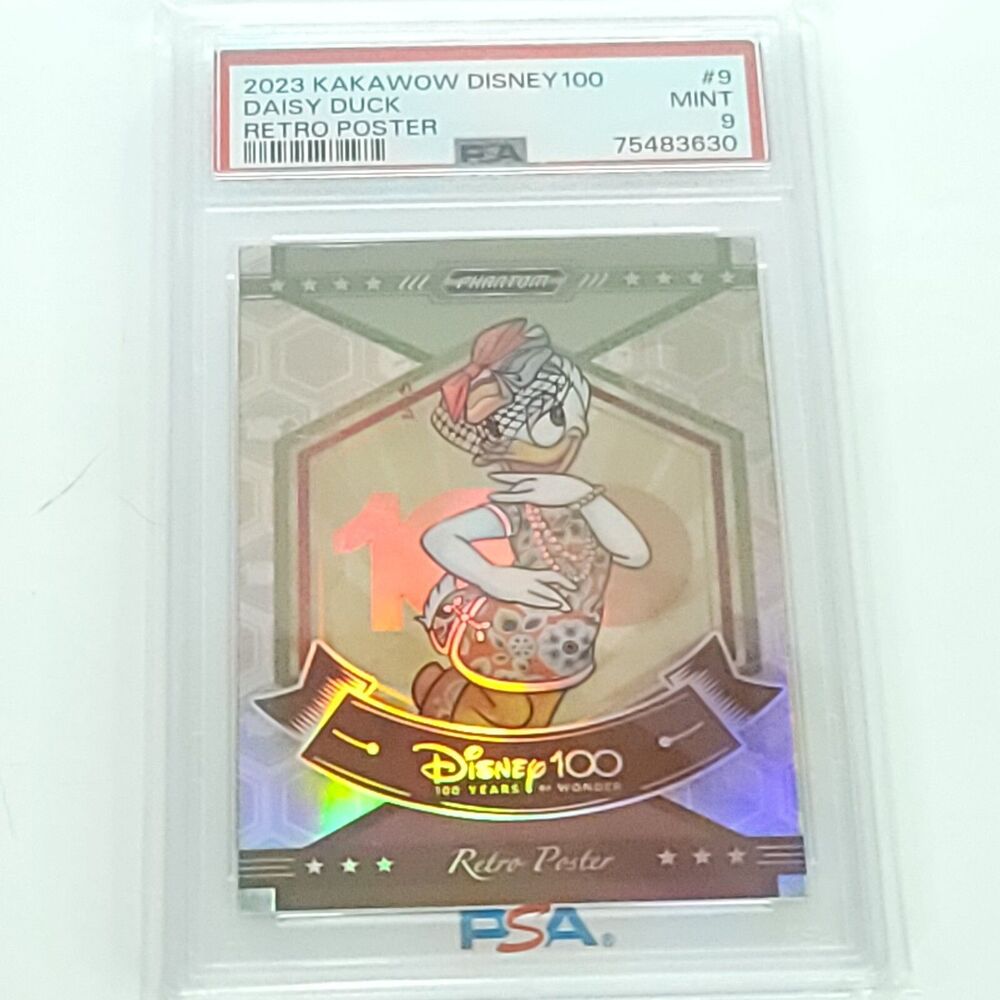 Kakawow Phantom Disney 100 Years Of Wonder Daisy Duck Retro Poster 22/99 PSA 9